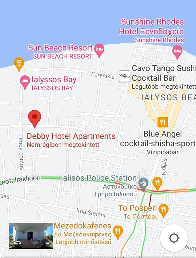 Debbi Appartments And Hotel Ialysos  Dış mekan fotoğraf